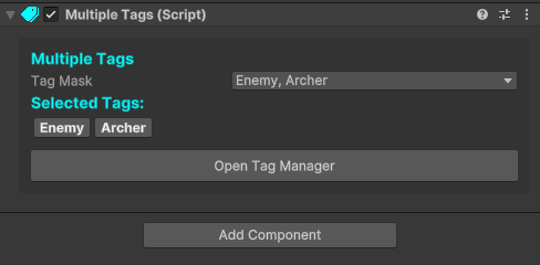 Multiple Tags Component